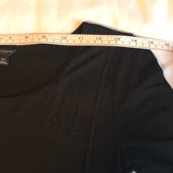 🌟ANN TAYLOR Drape Front Short Sleeve Top, XS - Picture 5 of 8
